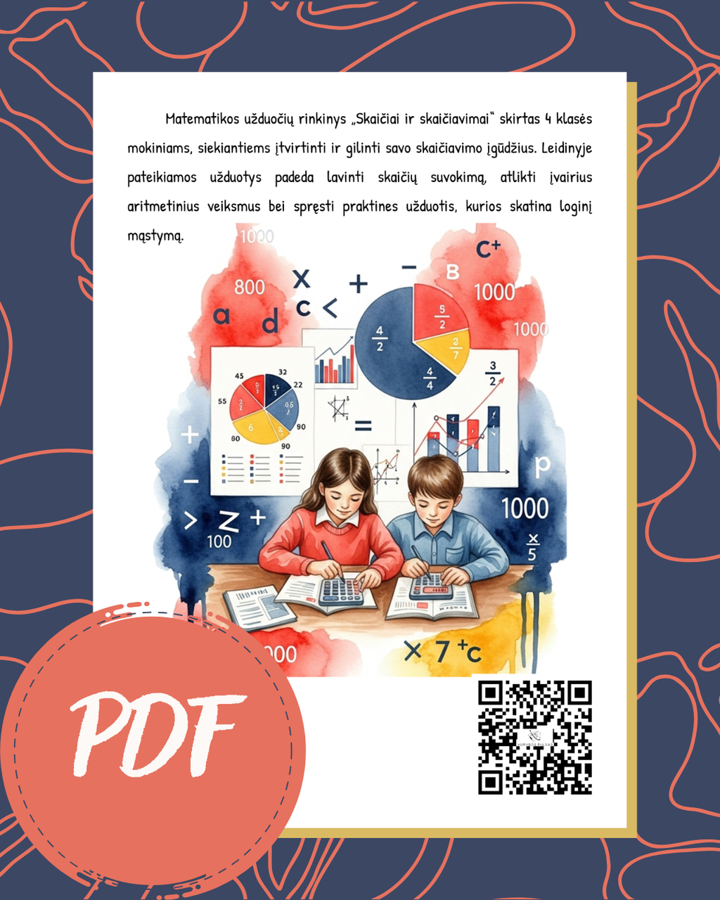 Knygelių „Skaičiai ir skaičiavimai“ 1–4 klasėms užduotys (PDF NEMOKAMAS)