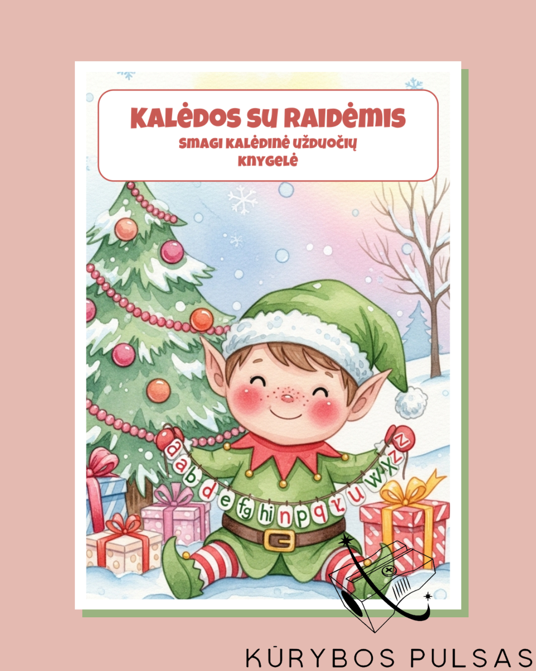 Knygelė „Kalėdos su raidėmis“
