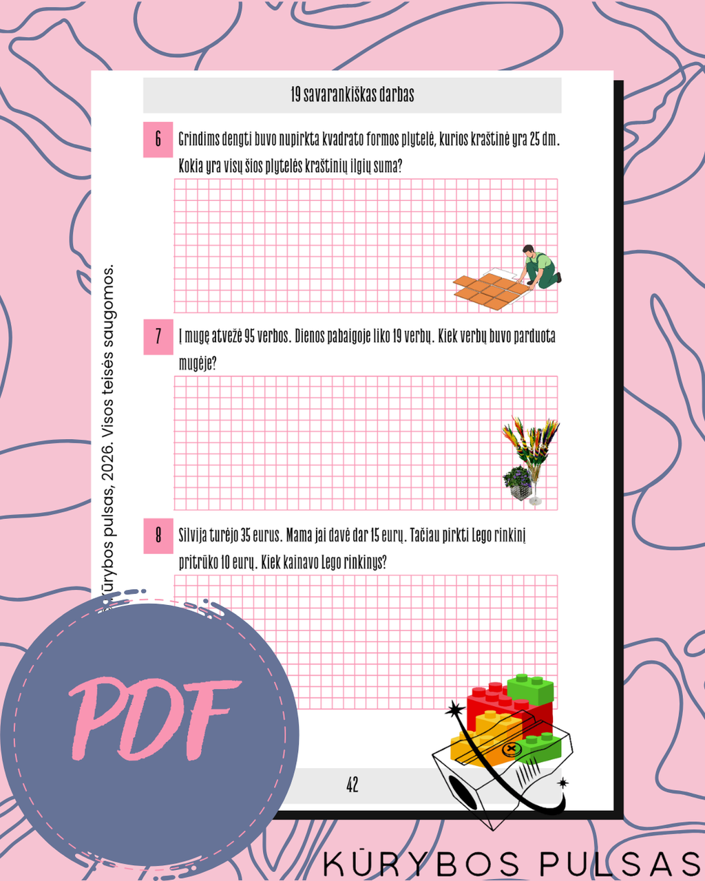 Savarankiško darbo užduotys 1–4 klasėms – rinkinys (PDF)
