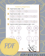 Knygelių „Skaičiai ir skaičiavimai“ 1–4 klasėms užduotys (PDF NEMOKAMAS)