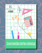 Savarankiško darbo užduotys 1–4 klasėms – RINKINYS (A5, spiralė)