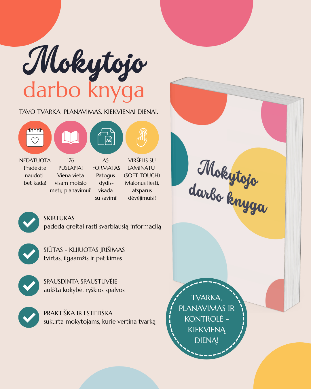 Mokytojo darbo knyga (Išankstinė prekyba)