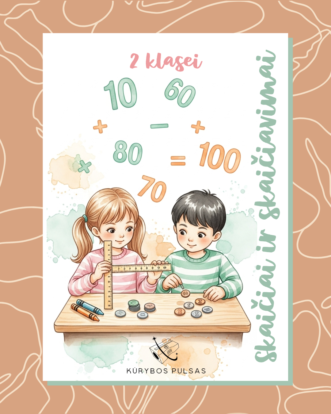 Knygelė „Skaičiai ir skaičiavimai“ 2 klasei