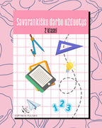 Savarankiško darbo užduotys 1–4 klasėms – RINKINYS (A5, spiralė)