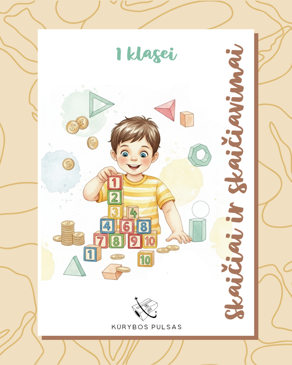 Knygelių „Skaičiai ir skaičiavimai“ 1–4 klasėms RINKINYS