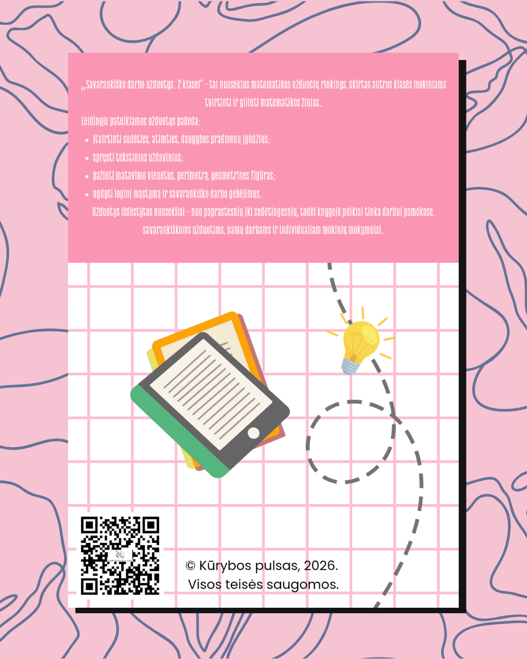Savarankiško darbo užduotys 1–4 klasėms – RINKINYS (A5, spiralė)