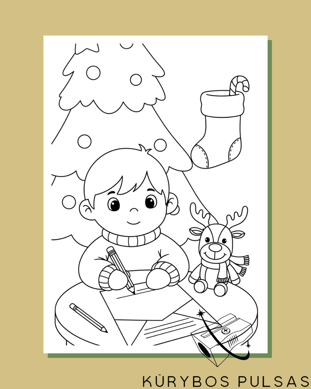 Spalvinimo knyga „Spalvotos Kalėdos su draugais“