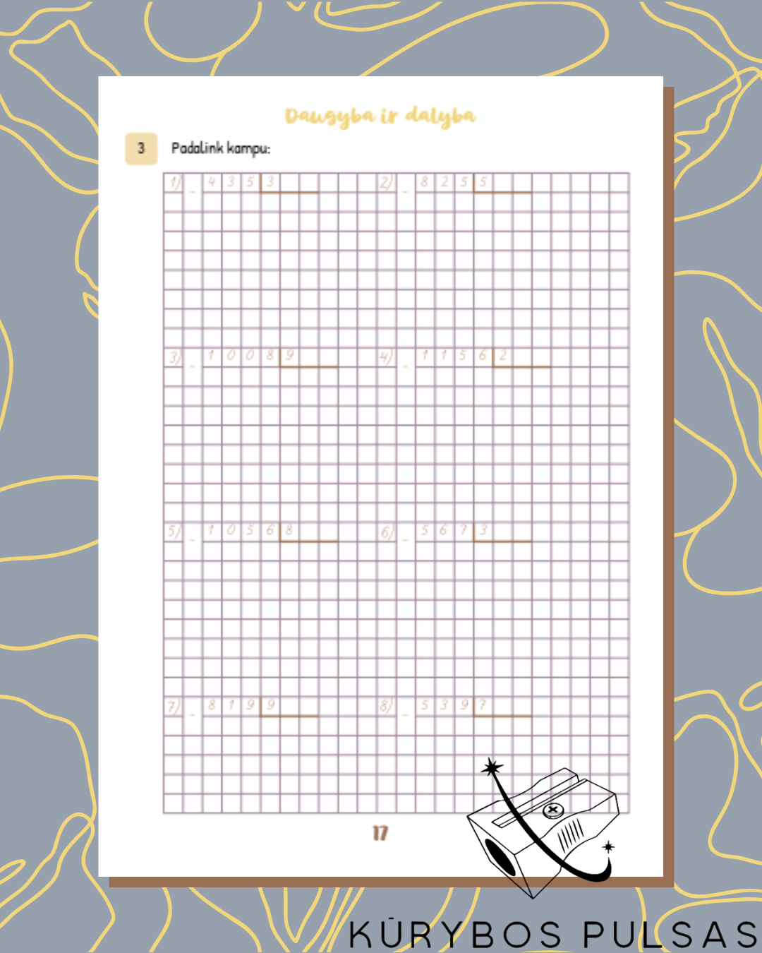 Knygelė „Skaičiai ir skaičiavimai“ 3 klasei