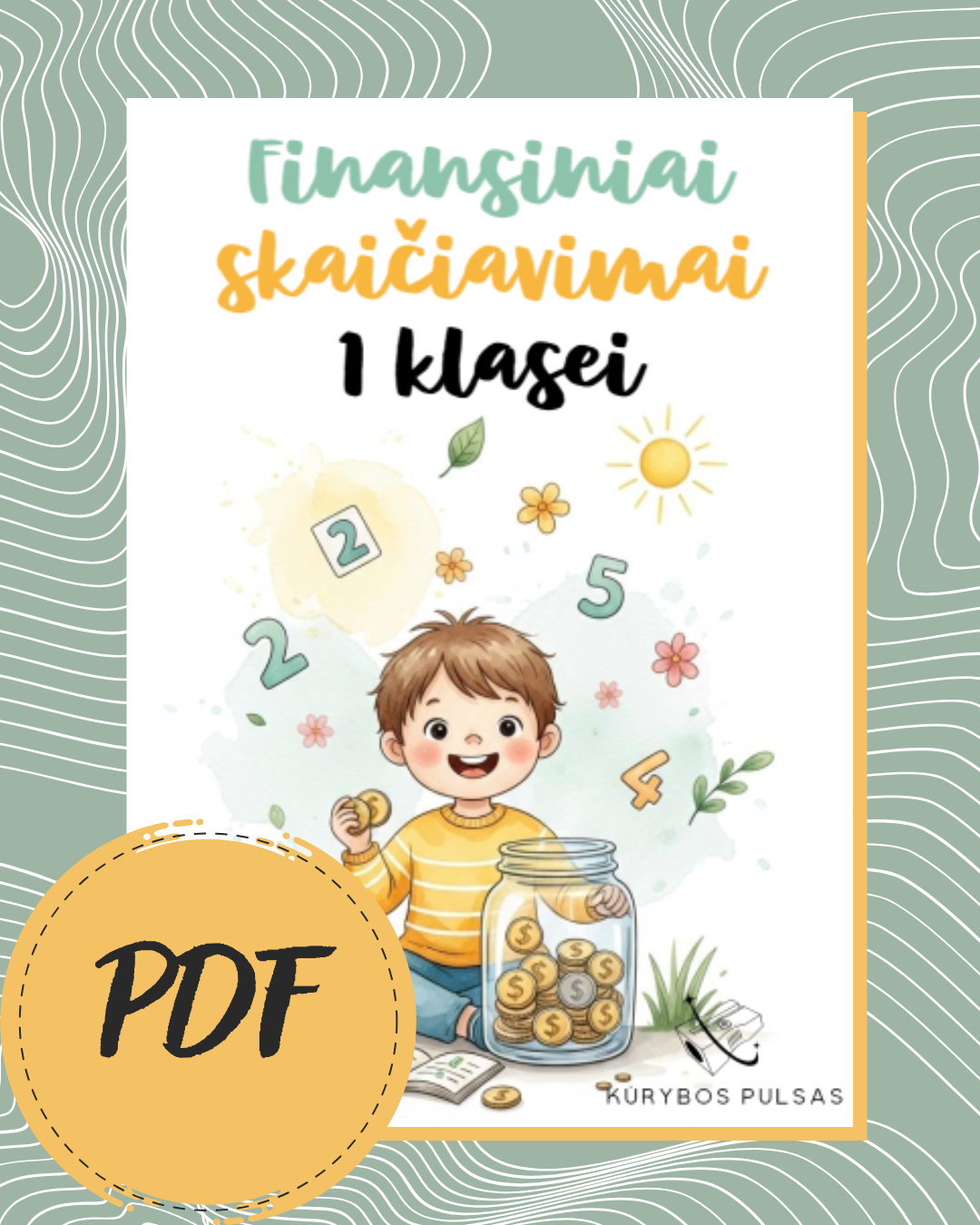 Knygelė „Finansiniai skaičiavimai“ 1 klasei (PDF)