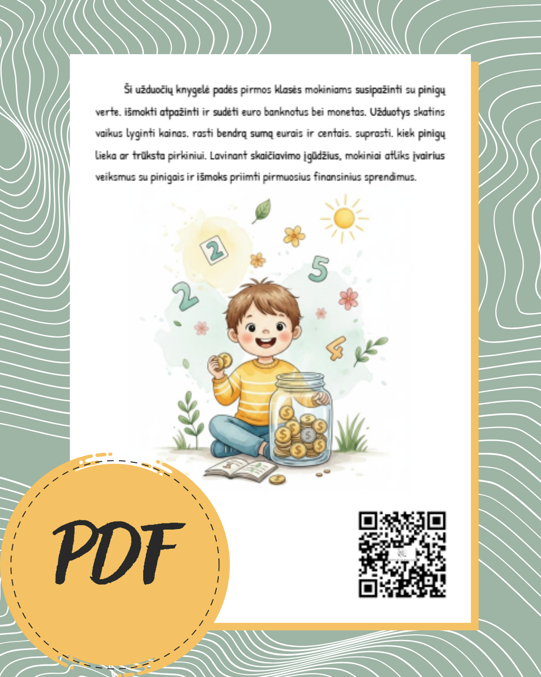 Knygelė „Finansiniai skaičiavimai“ 1 klasei (PDF)