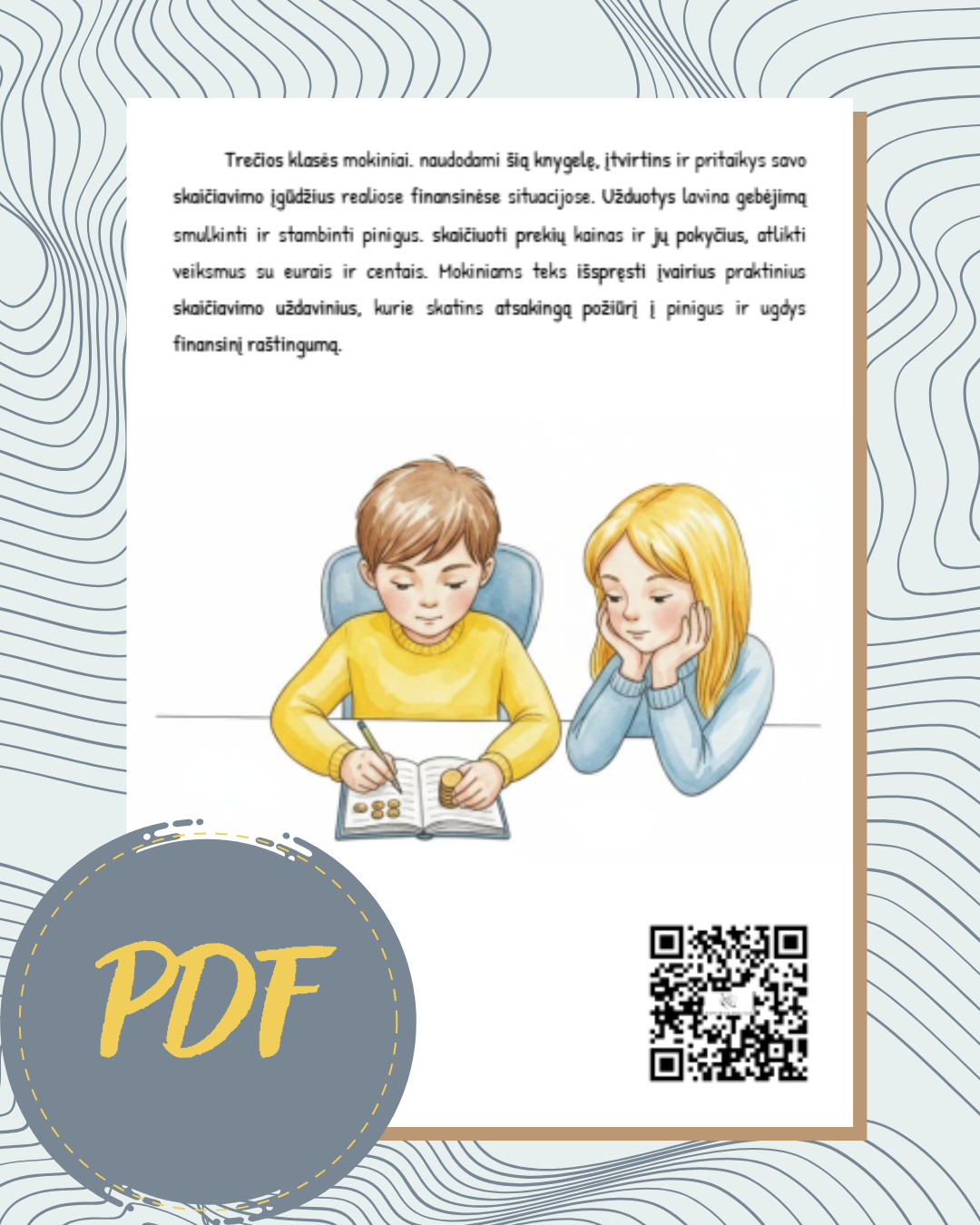 Knygelė „Finansiniai skaičiavimai“ 3 klasei (PDF)