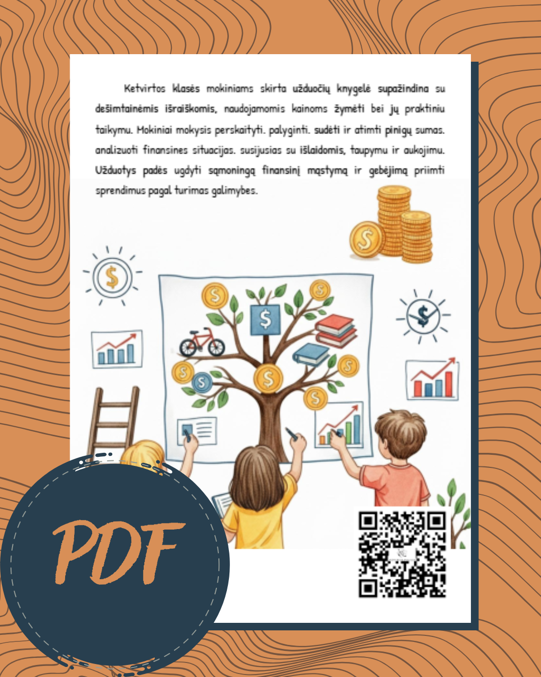 Knygelių „Finansiniai skaičiavimai“ 1–4 klasėms užduotys (PDF NEMOKAMAS)