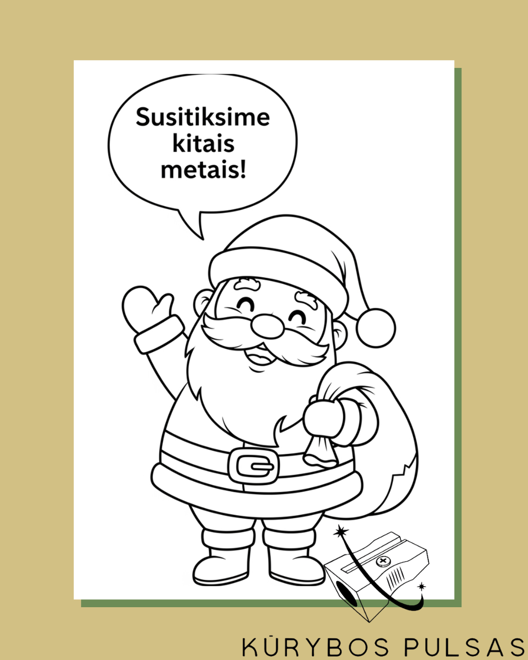 Spalvinimo knyga „Spalvotos Kalėdos su draugais“