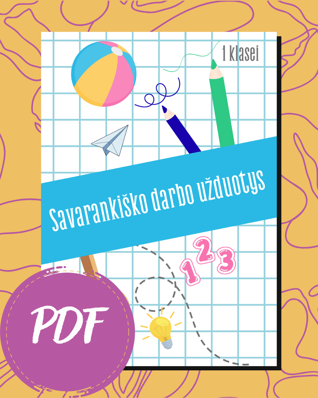 Savarankiško darbo užduotys 1–4 klasėms – rinkinys (PDF)
