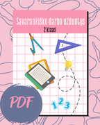 Savarankiško darbo užduotys 1–4 klasėms – rinkinys (PDF)