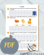 Knygelių „Finansiniai skaičiavimai“ 1–4 klasėms užduotys (PDF NEMOKAMAS)