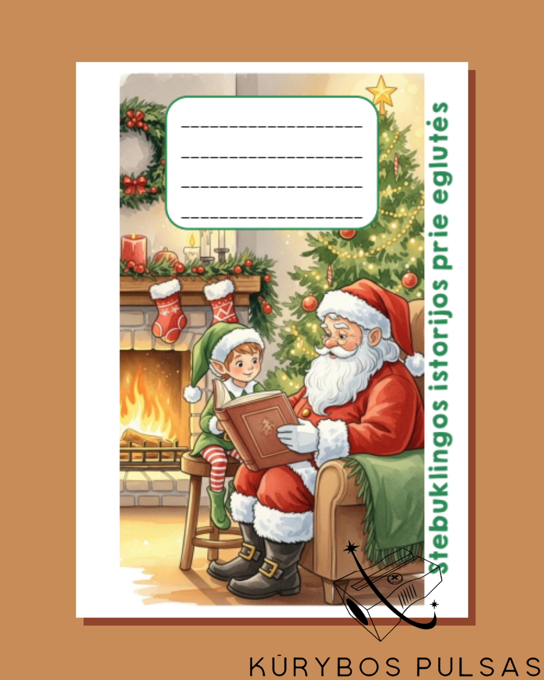 Skaitinių dienoraštis „Stebuklingos istorijos prie eglutės“