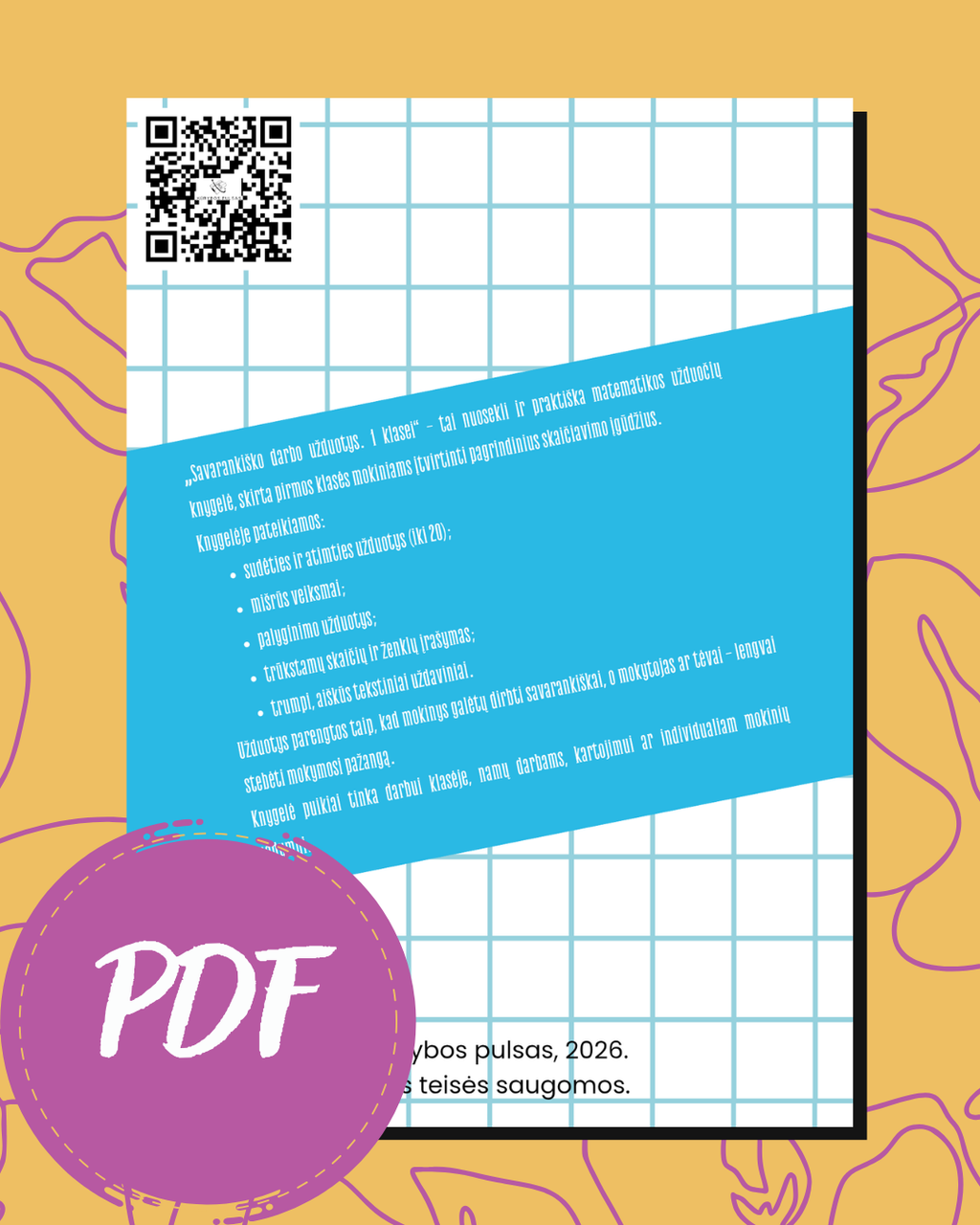 Savarankiško darbo užduotys 1–4 klasėms – rinkinys (PDF)