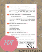 Lietuvių kalbos užduočių knyga 3 klasei (PDF)