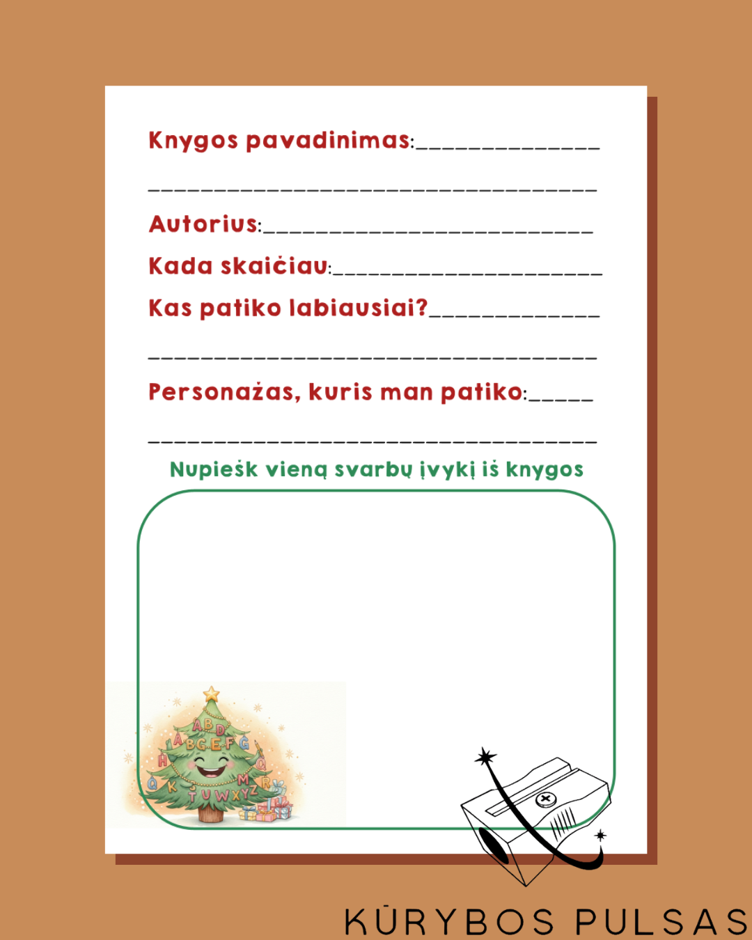 Skaitinių dienoraštis „Stebuklingos istorijos prie eglutės“