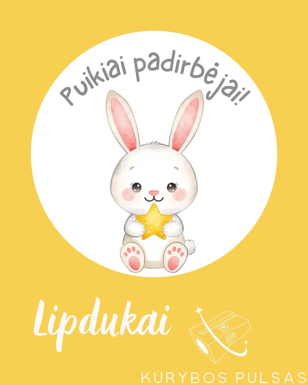 Lipdukai mokytojams (50 vnt., 17 dizainų)
