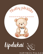Lipdukai mokytojams (50 vnt., 17 dizainų)