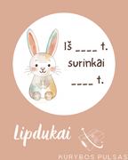 Lipdukai mokytojams (50 vnt., 17 dizainų)