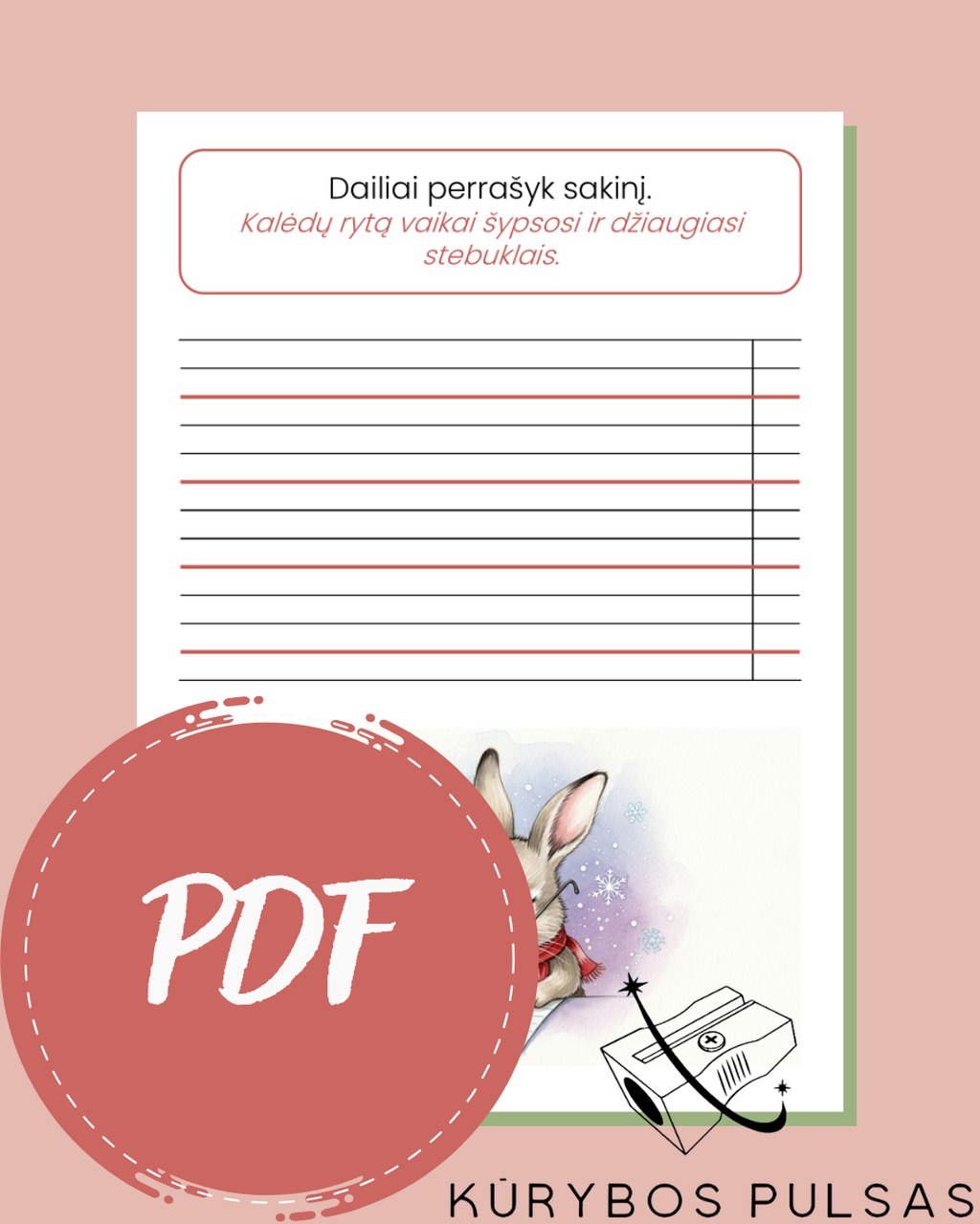 Šventinis RINKINYS „Mažajam mokinukui“ (PDF)