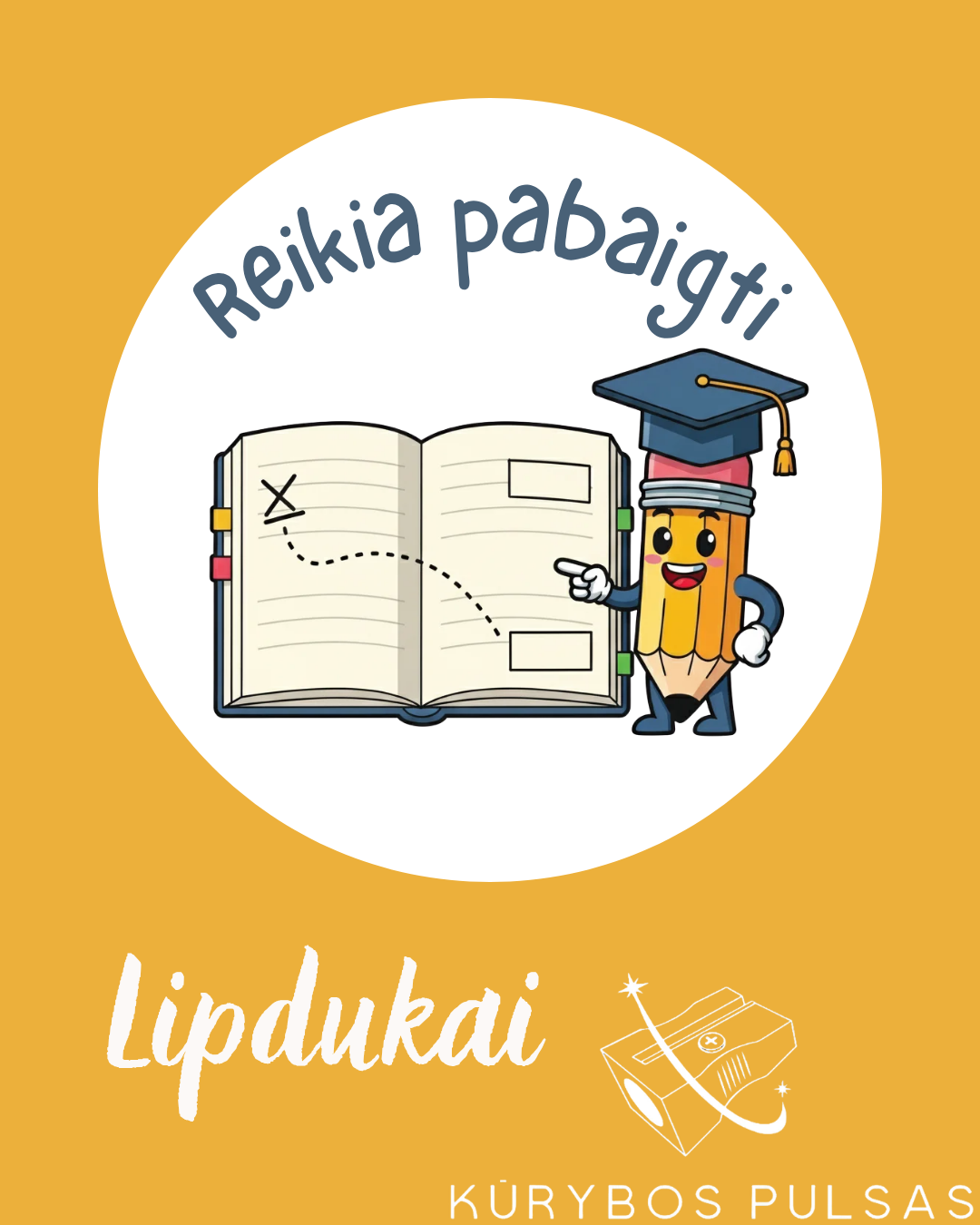 Lipdukai mokytojams (50 vnt., 17 dizainų)