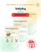 Velykos | Paruoštas ugdymo priemonių rinkinys 1–4 klasėms