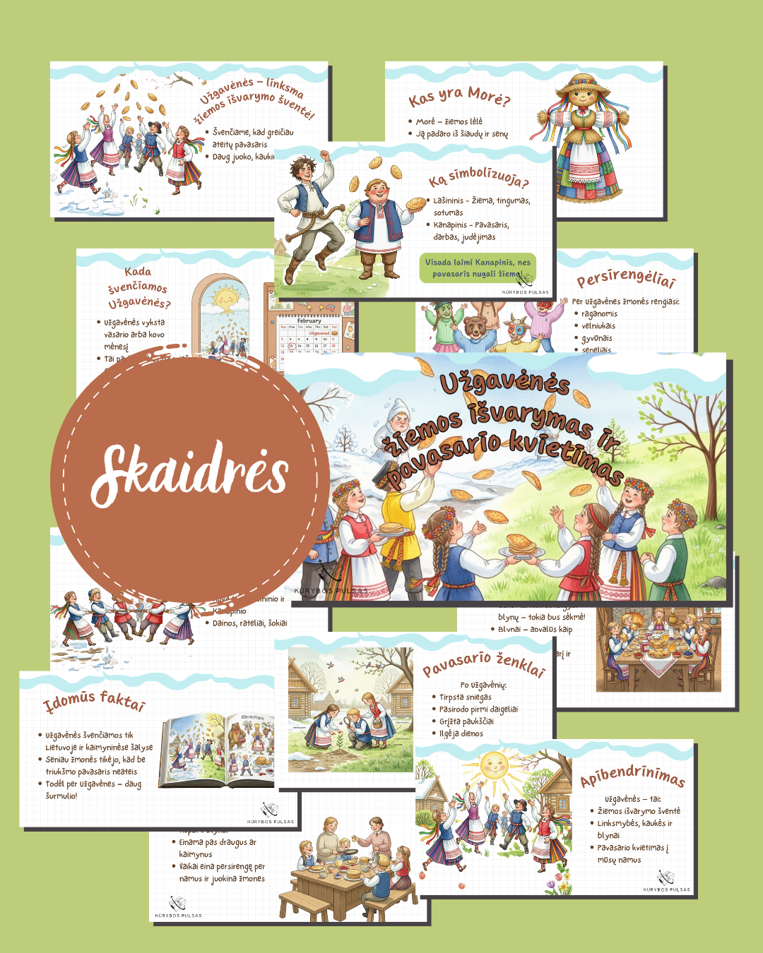 Užgavėnės | Paruoštas ugdymo priemonių rinkinys 1–4 klasėms